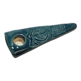 Ceramic Pipe - Moon Sun Face