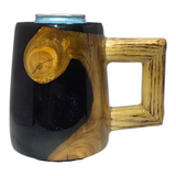 Cherry Wood & Resin Epoxy Mug