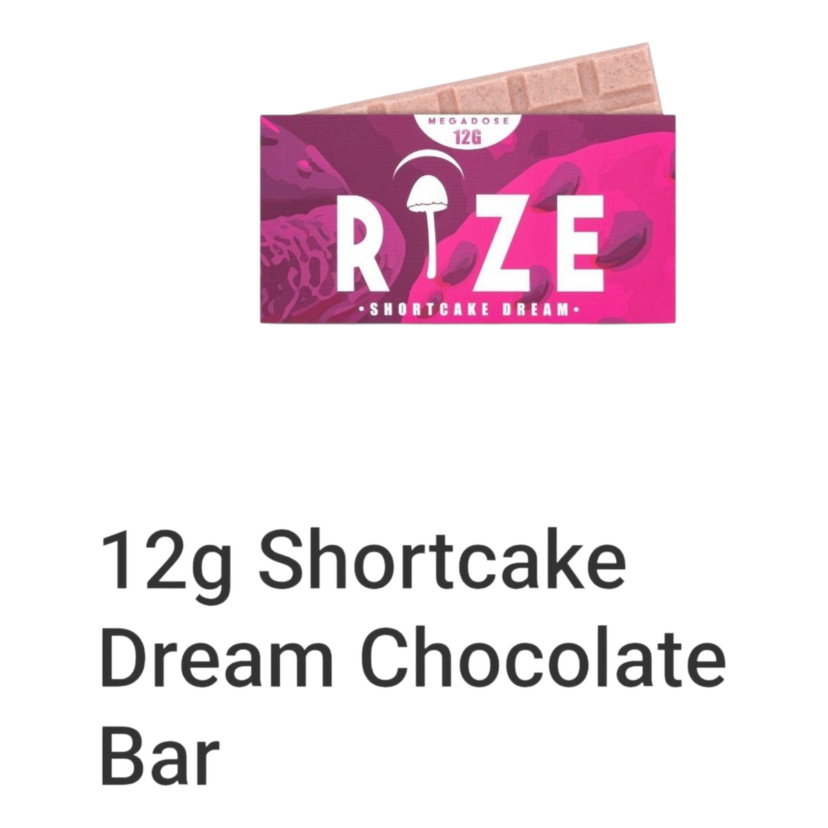 Rize Megadose Shortcake Cream Chocolate Bar 12g – The Hippie House