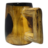 Cherry Wood & Resin Epoxy Mug