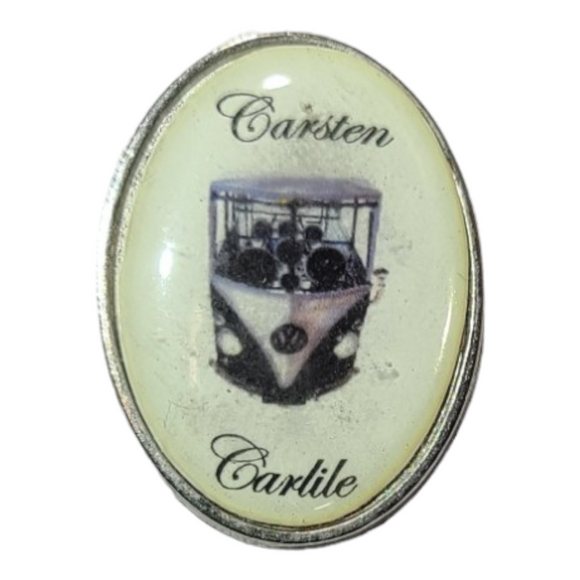 Carsten Carlile Glass VW Hat Pin