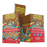 Amanita Mushroom Mmelt Milk Chocolate Bar and Candy Pieces (m&ms)