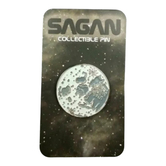 Sagan Glass Full Moon Pin