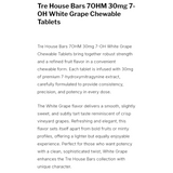 Tre House 7ohm White Grape 30mg