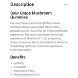 Tre House Extra Strength Sour Grape Gummies