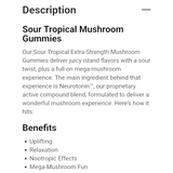 Tre House Extra Strength Sour Tropical Gummies