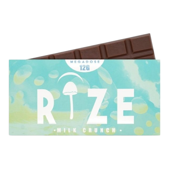 Rize Megadose Milk Crunch Chocolate Bar 12g