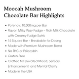Magic Mushroom Macrodose Milky Way Fudge Chocolate Bar