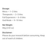 Rize Megadose Cookies & Cream Chocolate Bar 12g