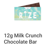 Rize Megadose Milk Crunch Chocolate Bar 12g