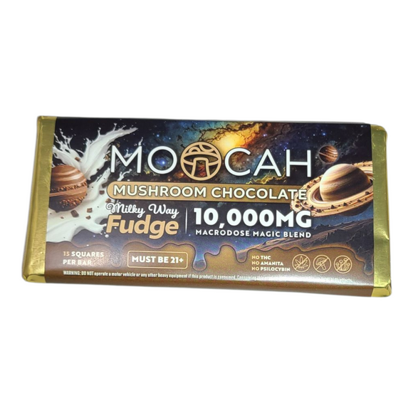 Magic Mushroom Macrodose Milky Way Fudge Chocolate Bar