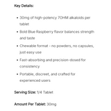 Tre House 7ohm Blue Raspberry 30mg