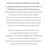 Magic Mushroom Macrodose Cookies N' Craters Chocolate Bar