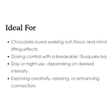 Magic Mushroom Macrodose Milky Way Fudge Chocolate Bar