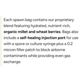 Organic Sterilized Grain Bag with Injection Port
