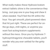 Hydroxie 7-Hydroxymitragynine 30mg 5ct