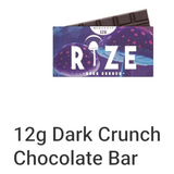 Rize Megadose Dark Crunch Chocolate Bar 12g