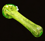 transparent green pipe