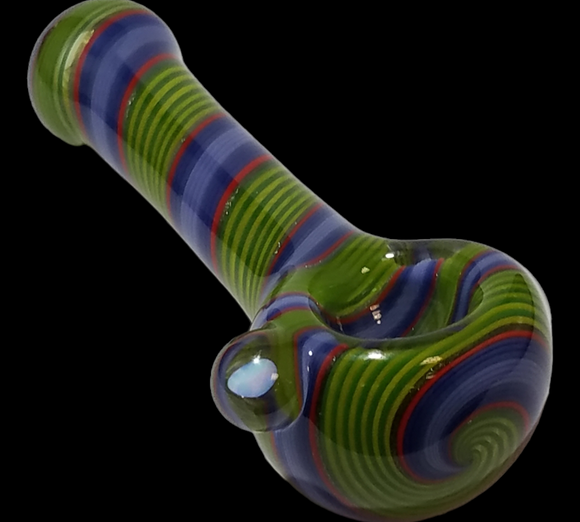 spoon pipe with opal accent